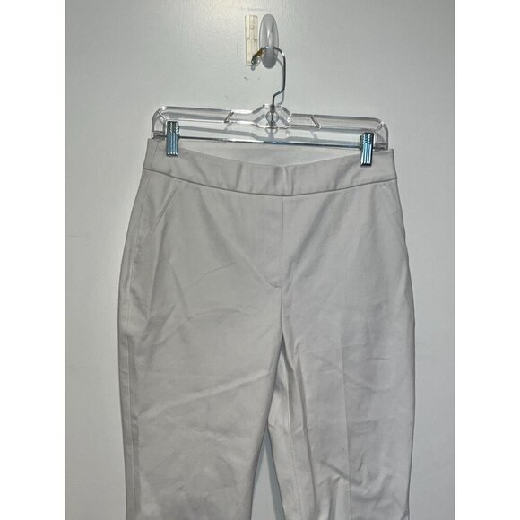 SPANX White High Rise Ankle Slim Straight Pants Size Medium - Picture 3 of 9